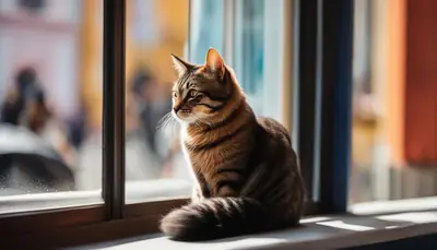 socializing cat
