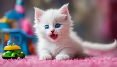 kitten meowing