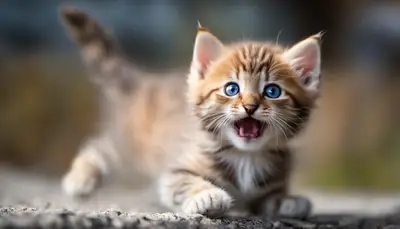 aggressive kitten