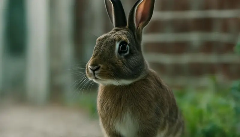 rabbit shaking