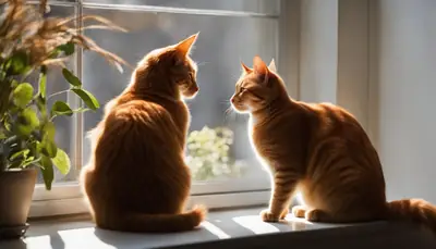 cat ignoring owner