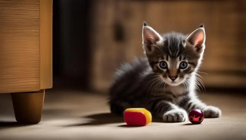 building confidence in a shy kitten