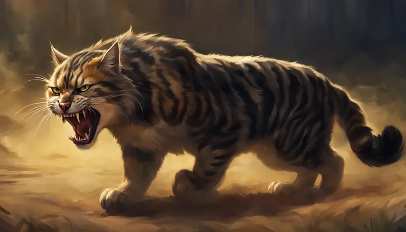 aggressive cat