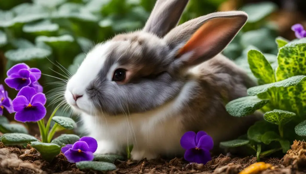 African Violets and Rabbit Safety