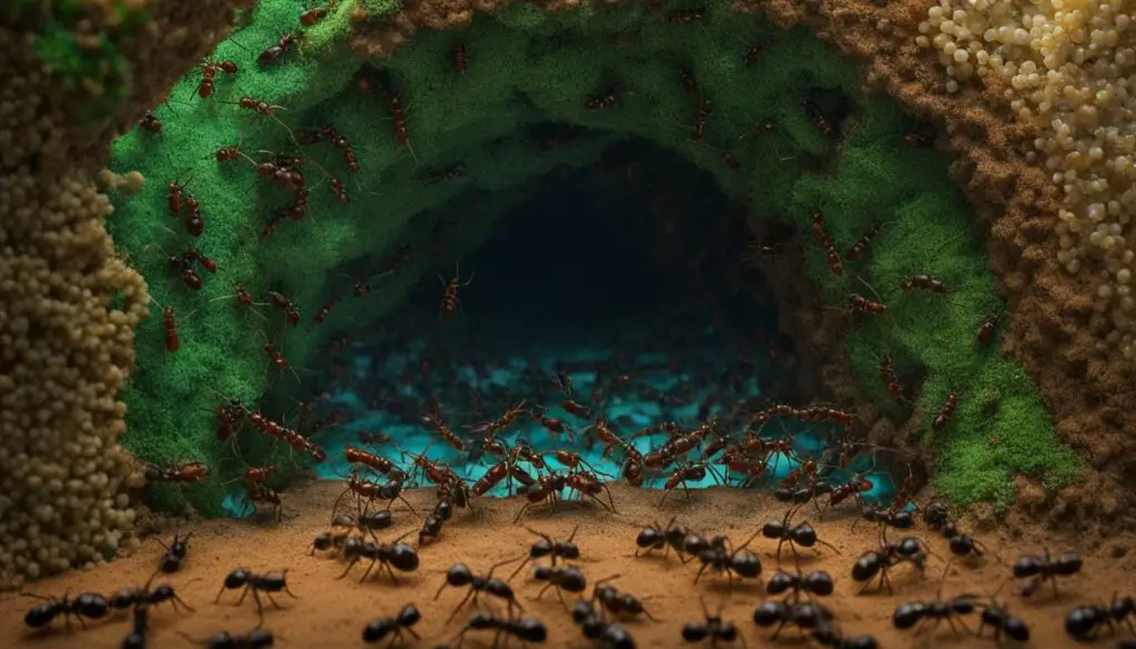 Ants in Ant Farm
