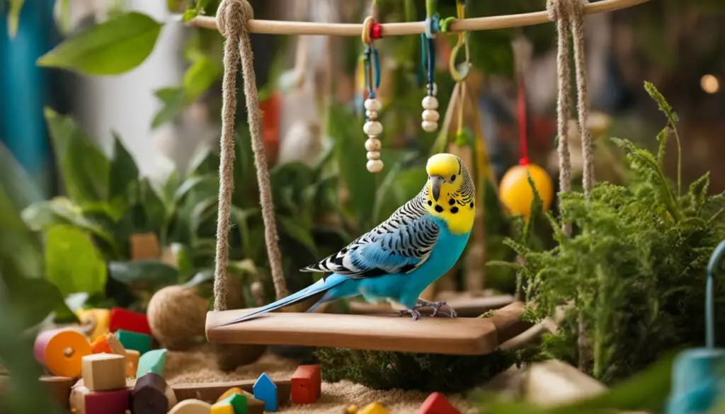 Budgie playtime activity ideas