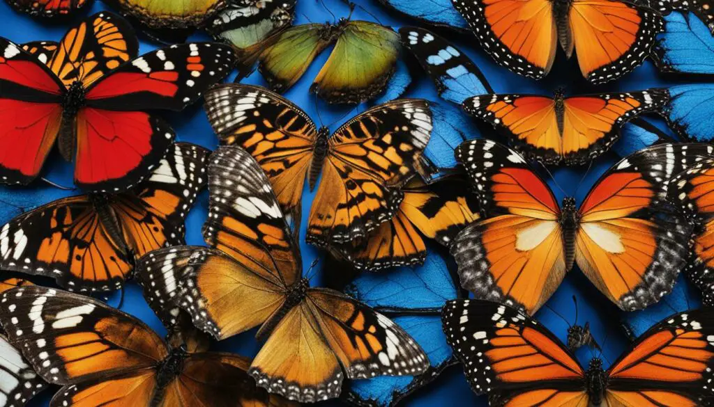 Butterfly wing coloration