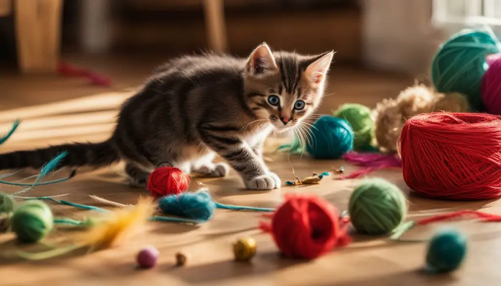 DIY toys for cats