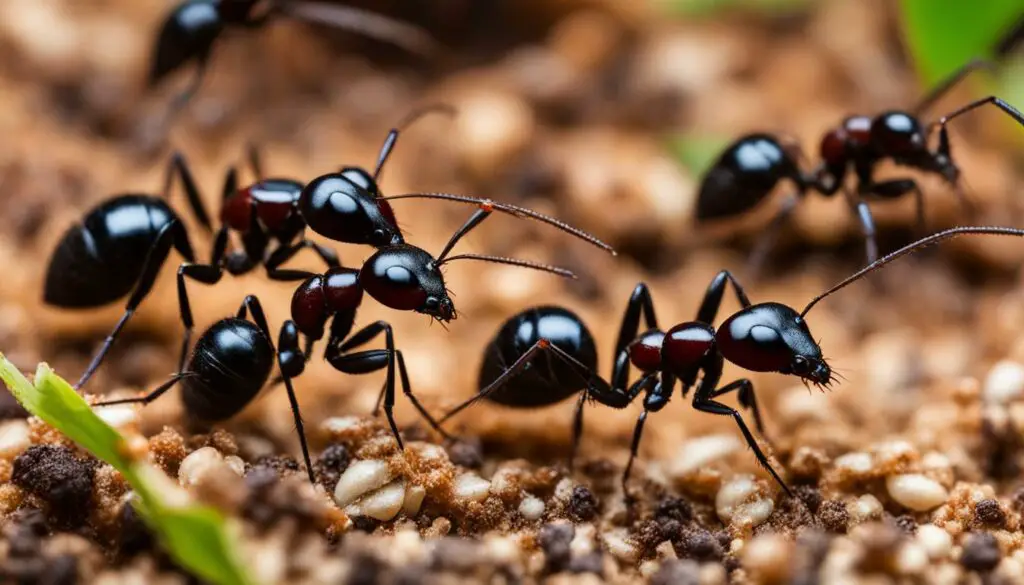 Harvester ant behavior