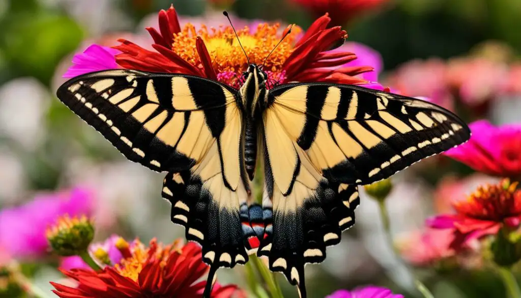 Swallowtail butterfly species differences