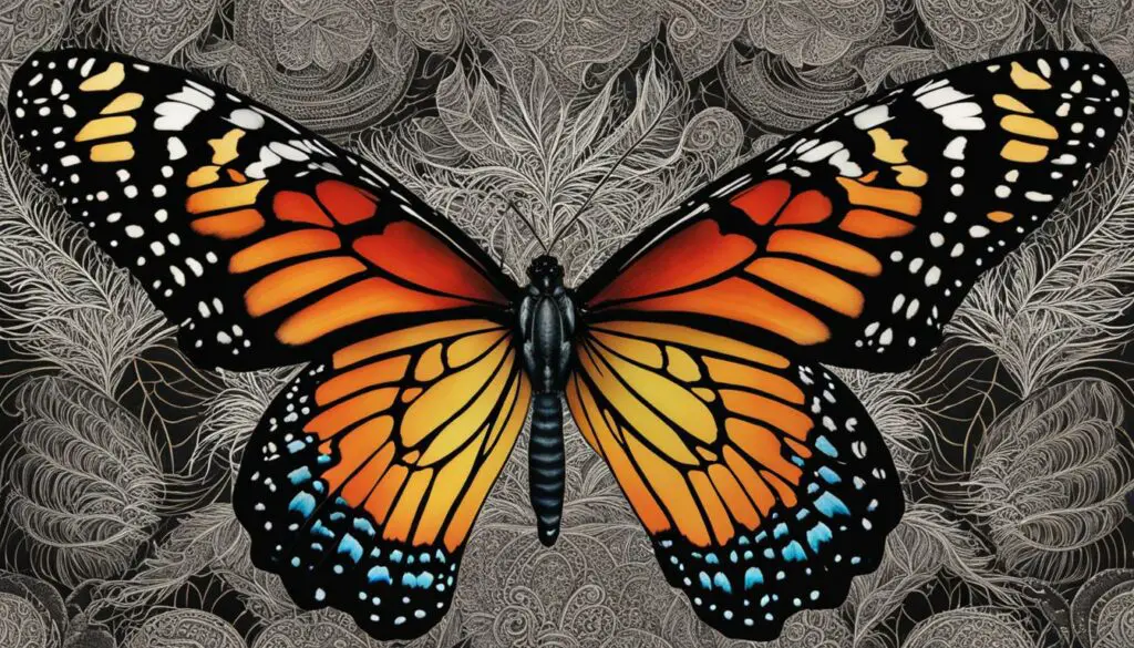 Symbolism of butterfly wing patterns