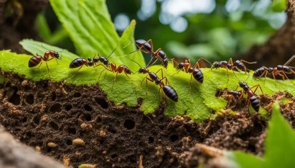 ant colony growth stages