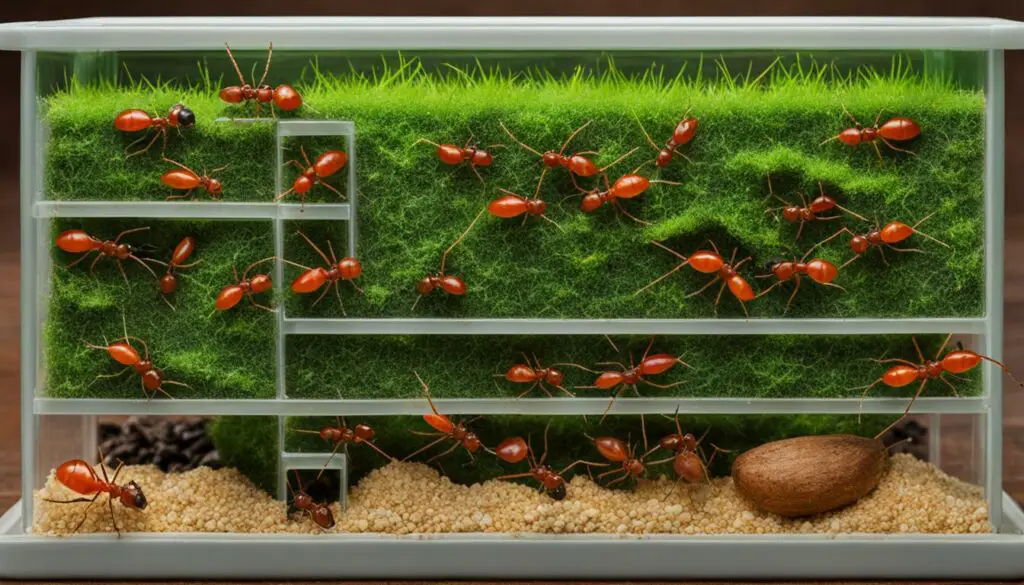 ant farm size