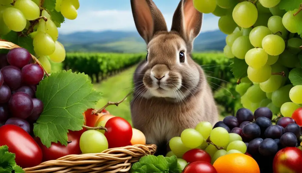 benefits of grapes for rabbits