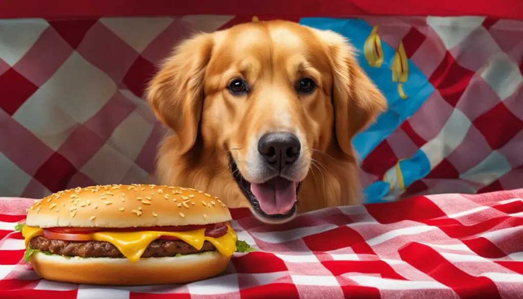can dogs eat a cheeseburger from mcdonalds