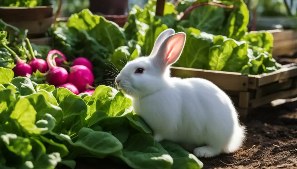can rabbits eat radish leaves