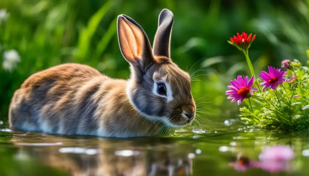 fresh water for rabbits
