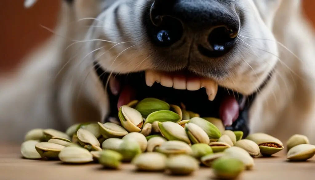 health risks of dogs consuming pistachio shells
