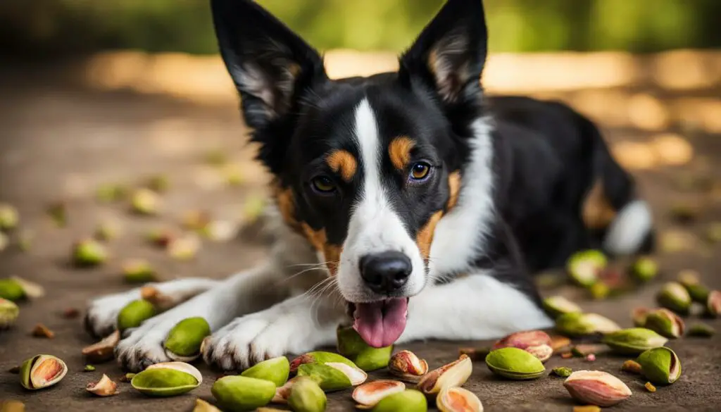 health risks of dogs consuming pistachio shells