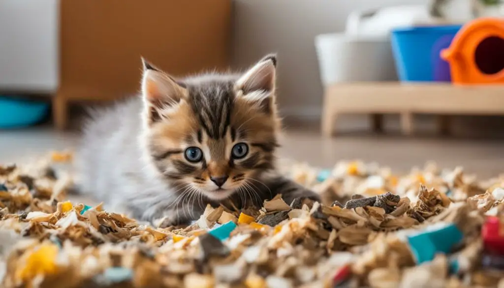 kitten's safe litter