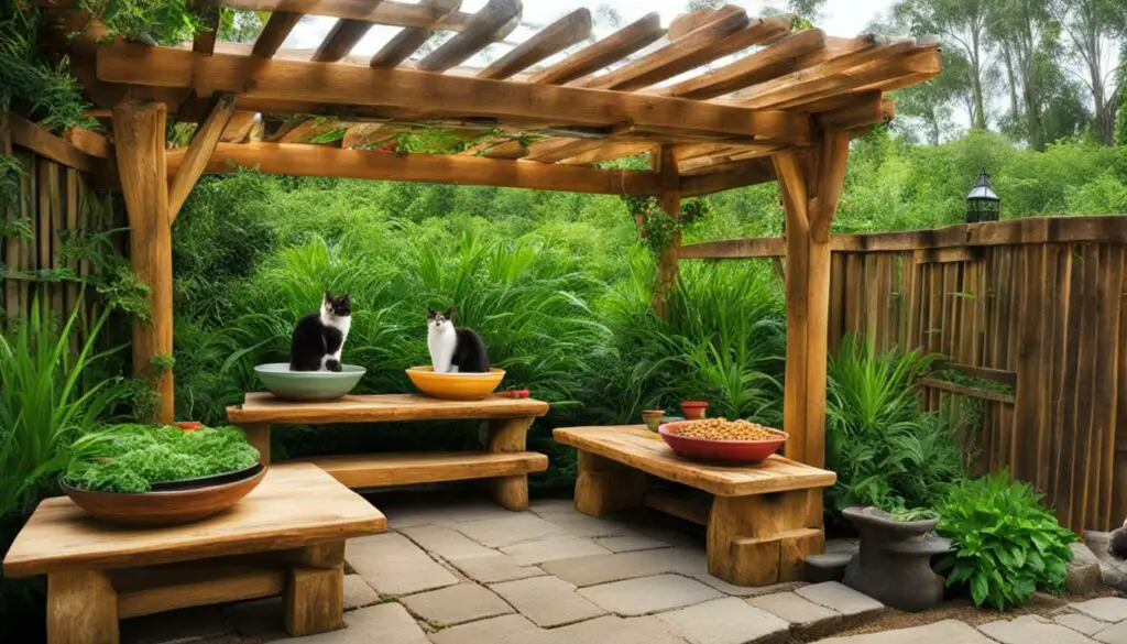 outdoor feeding stations