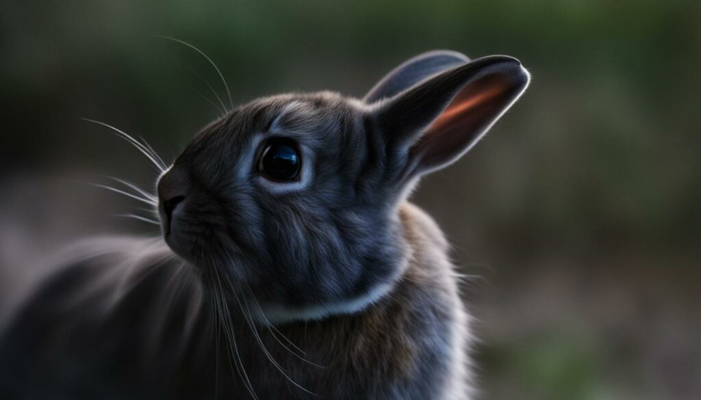 rabbit shaking due to chronic stress