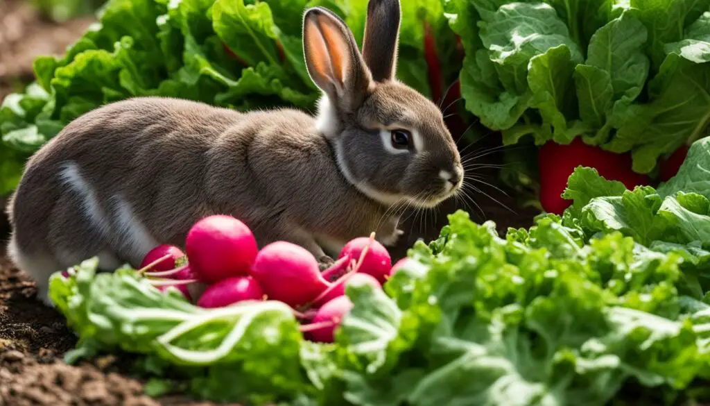 radishes and rabbits