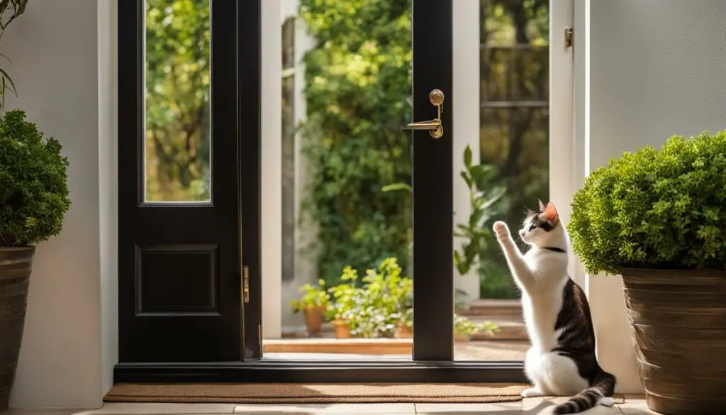 train your cat to come home
