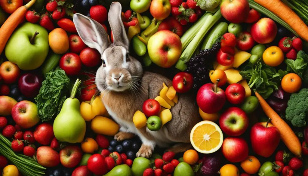 Adding variety to a rabbit's diet