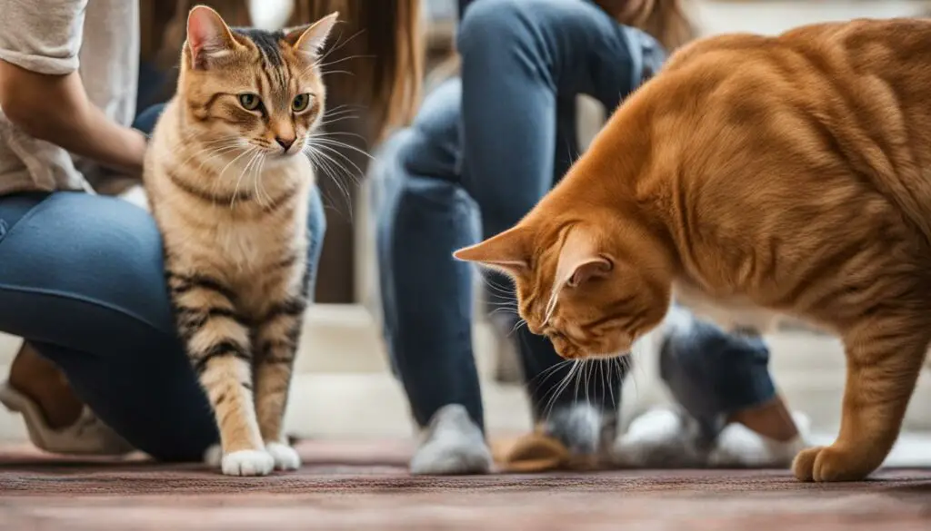 Addressing Cat Grooming Behavior in Social Situations