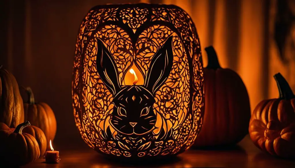 Bad Bunny Pumpkin Carving