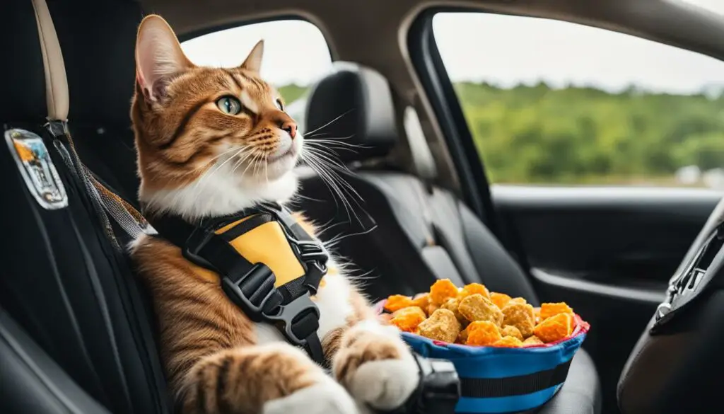 Cat Car Harness Training