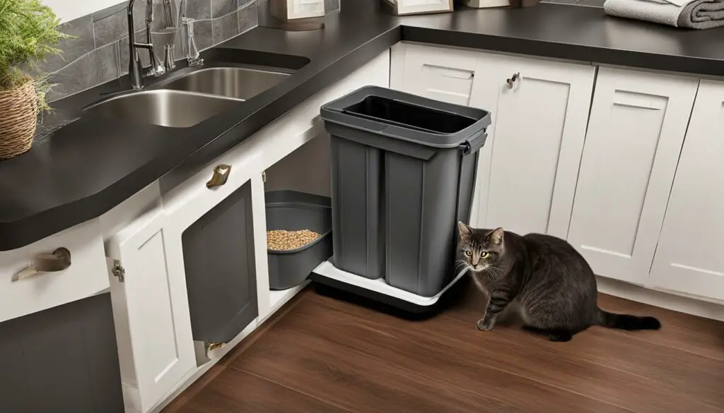 Cat Litter Disposal Area