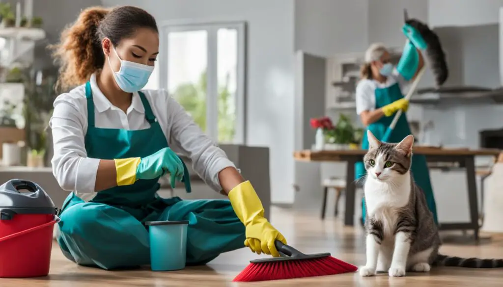 Cat-friendly cleaning tips