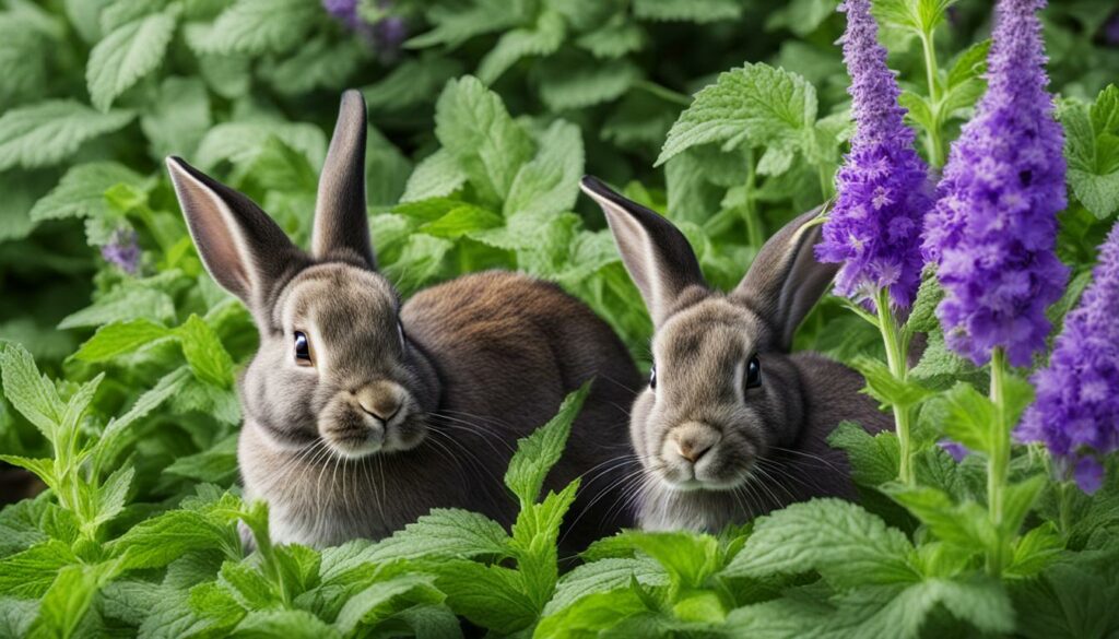 Catnip and rabbits
