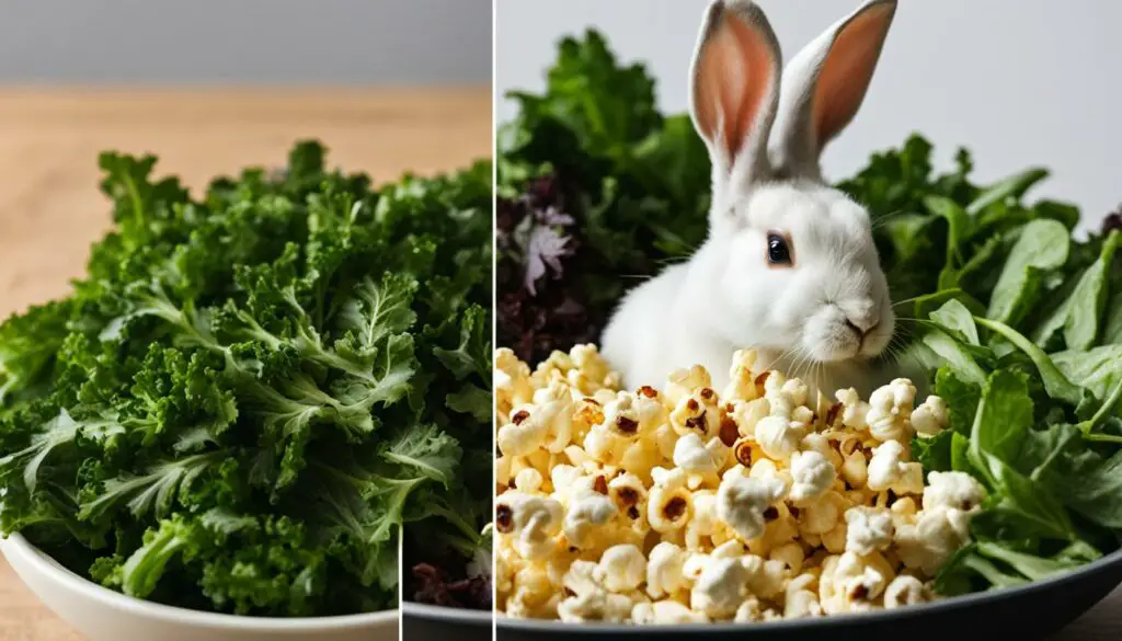 Comparison of popcorn and rabbit diet