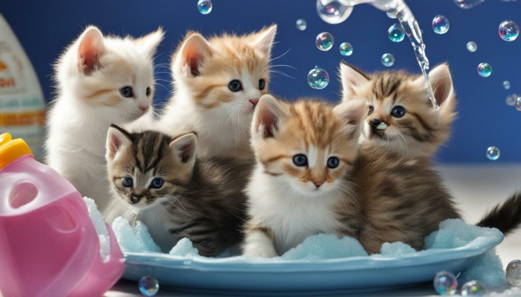 Dawn dish soap and kittens