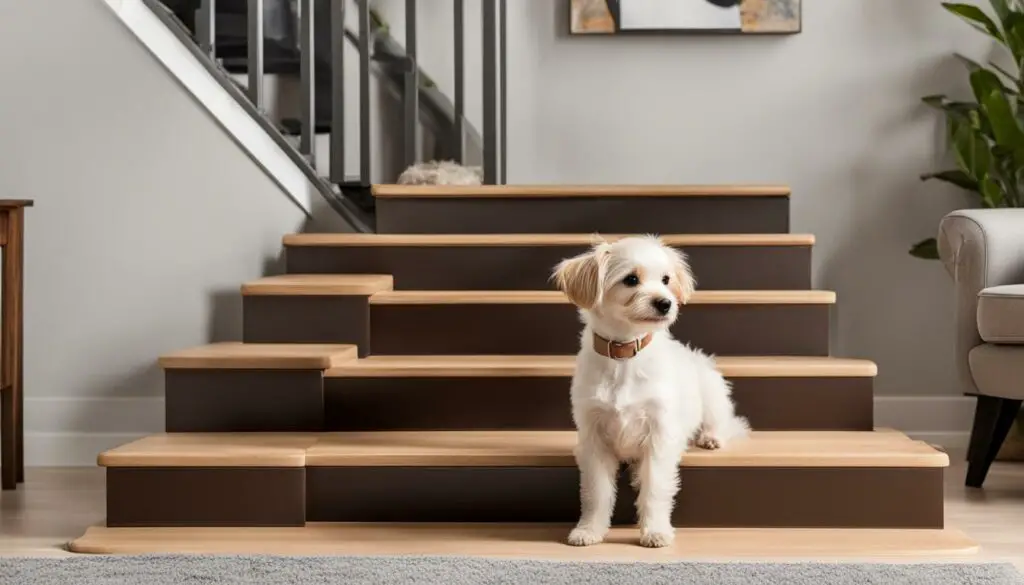Dog stairs for high beds