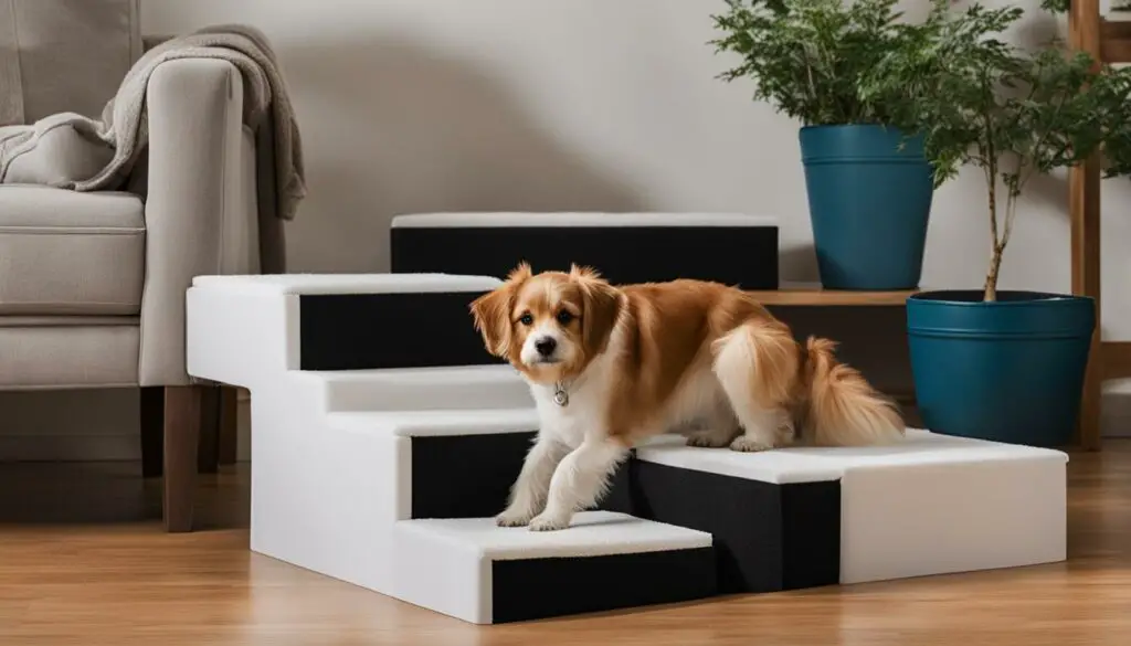 Foam Dog Stairs