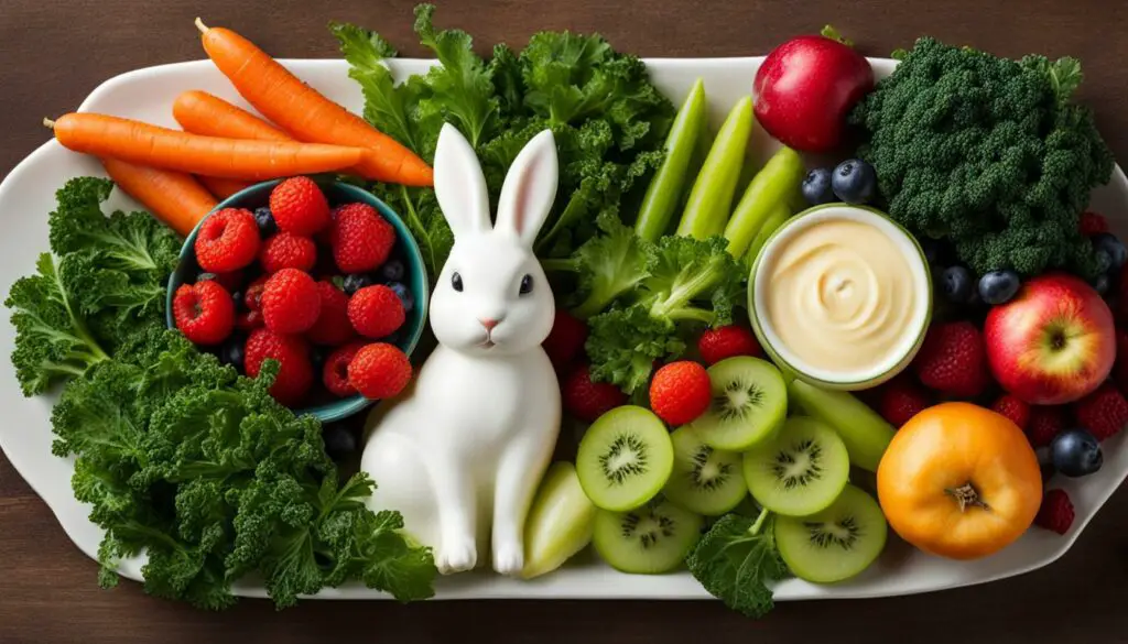 Healthy treats for rabbits