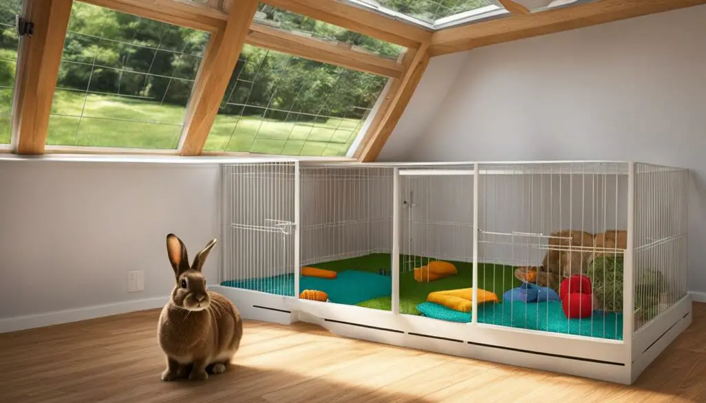 Indoor Rabbit Enclosure