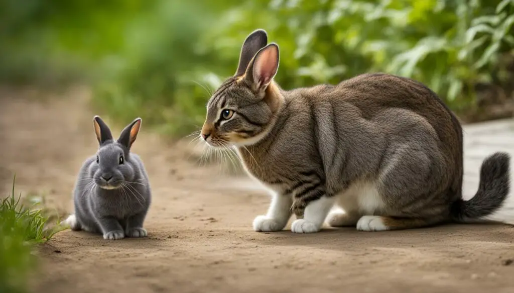 Introducing cats and rabbits