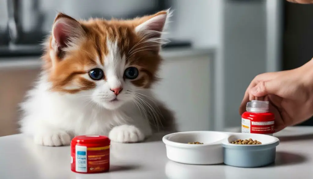 Medication for constipated kitten