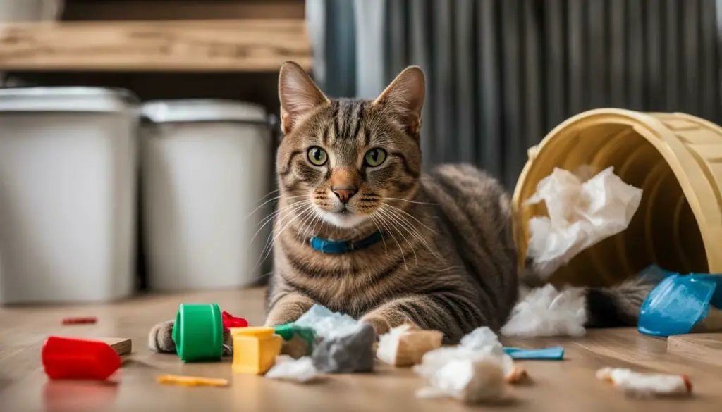 Preventing Cats from Eating Plastic