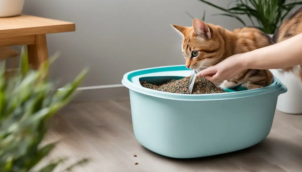 Preventing cat poop stains
