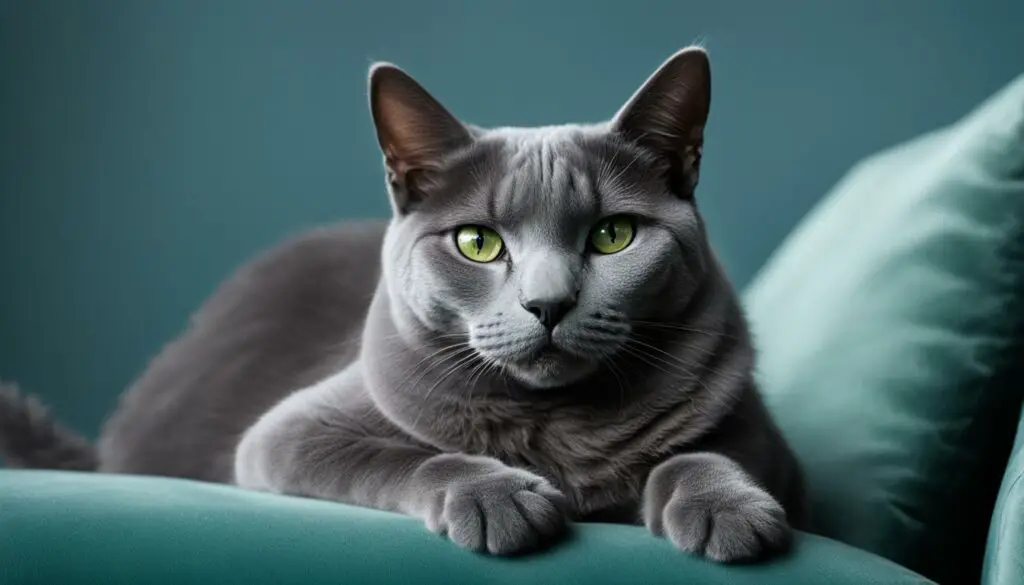 Russian Blue Hypoallergenic Cat