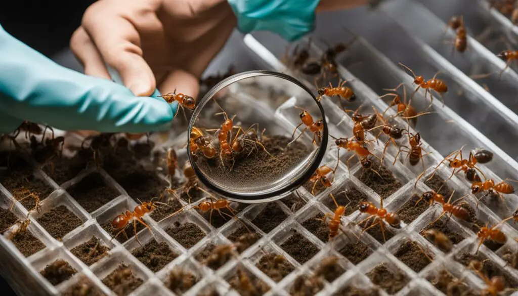 Safe Ant Farm Cleaning