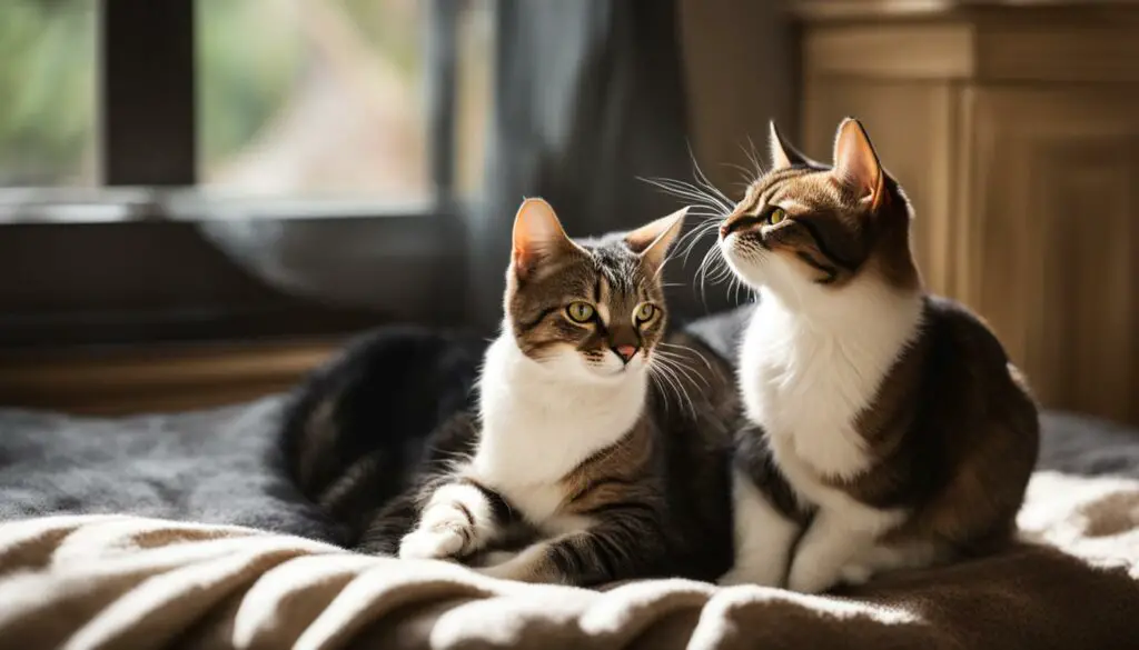 Territorial behavior in multi-cat households