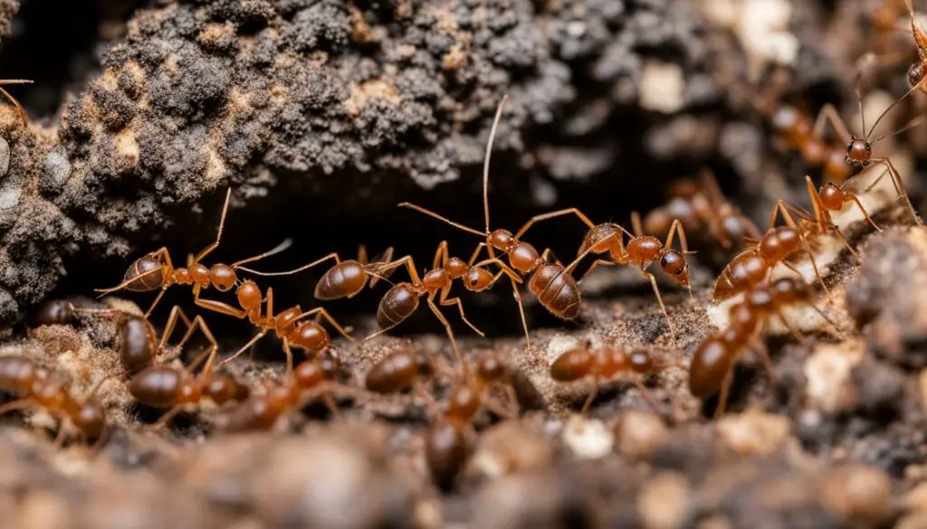 Winter Ant Reproduction