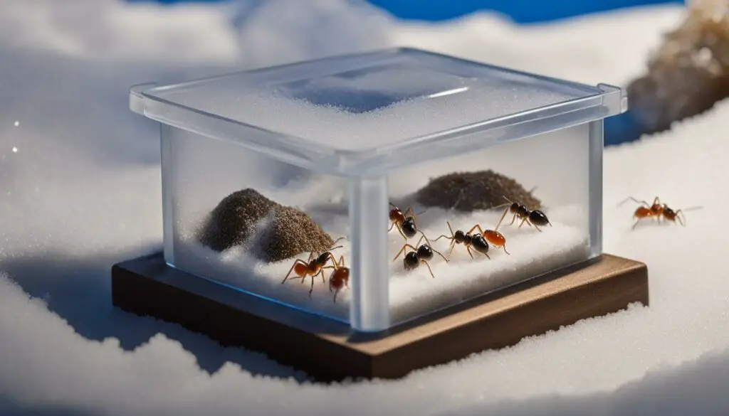Winter ant supplies